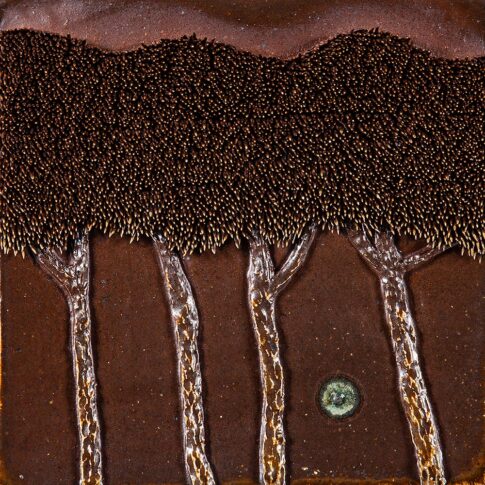 Han Kabsoo, Memory tree ), 50x50cm, porcelain, 2020