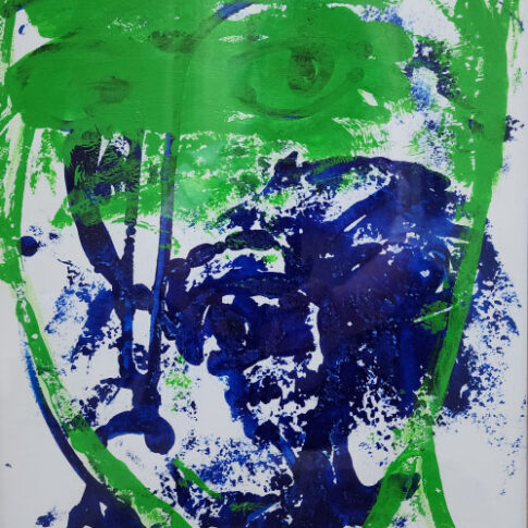 하인즈 조세프 메스, 자유의 소리, 46X 34cm, Acril and Ink, 독일