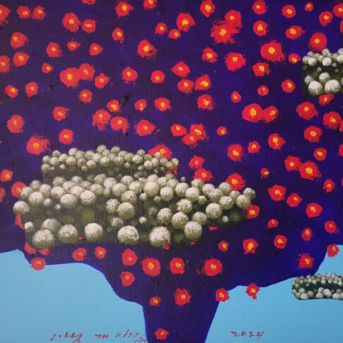 방개양, 몽유총원도, 45x25cm, Acrylic on Canvas