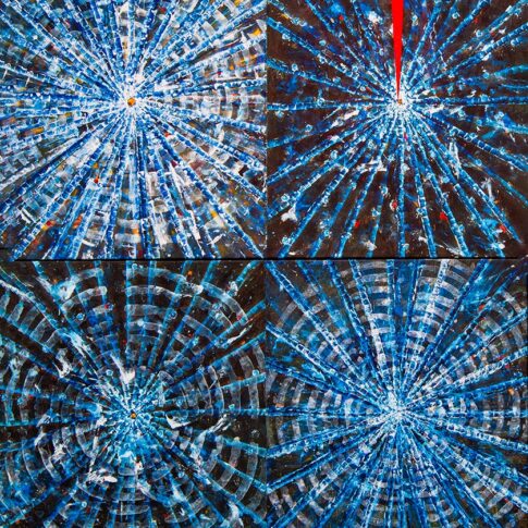 이계하, CONNECT, 114×52cm, acrylic on canvas, 2024