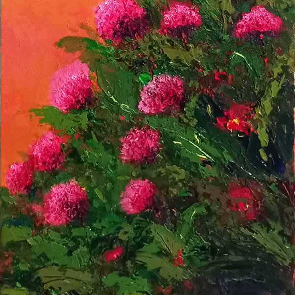 오유록, 봄의 향기, 33×53cm, oil on canvas, 2024