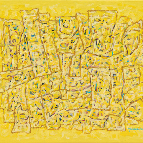 Yongnam Cho, Moments in a lifetime, 53×45.5cm, Mixed media on canvas, 2023