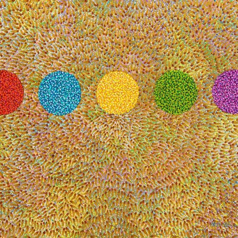 한남순, 축제, 60.6x72.8cm, acrylic on canvas, 2023