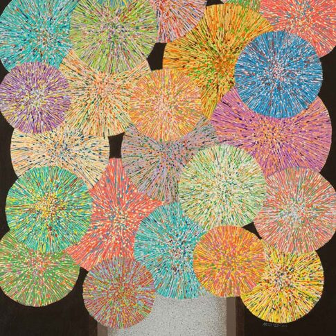 한남순, 축제, 130.3×97.0cm, acrylic on canvas, 2023