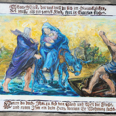 김성님, 언약, Testment, 67x42cm, acrylic on canvas, 2024