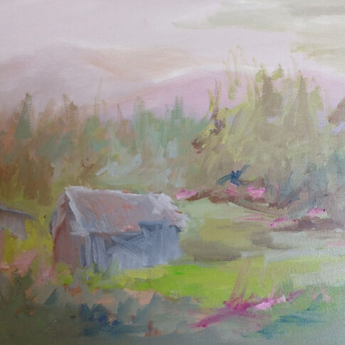 이진행, 세월은흐르고, 53x45cm, oil on canvas, 2024