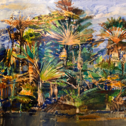 쟈크 레오나르, 야자 나무 섬, oil on canvas, 60F(130x97cm), 2006