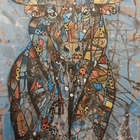 프레데릭 아싸엘, 황소 Ⅶ, oil on canvas, 100x73cm, 2024