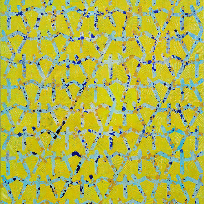 L Park, The song of the light, 116.8×91cm, mixed media, 2022