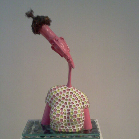 김기현, 이쁜이, 30×15×55cm, 세람믹, 동선, 2011