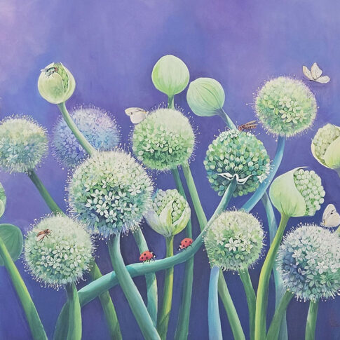 김옥순, My way-1, 130.3×89.4cm, Acrylic on canvas, 2024