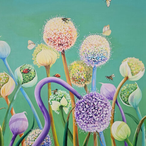 김옥순, My way, 130.3×89.4cm, Acrylic on canvas, 2024