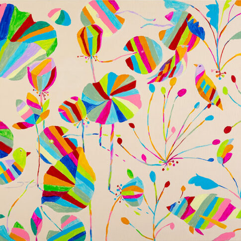 오수경, 순례자3, (65×91cm), Acrylic on canvas, 2023