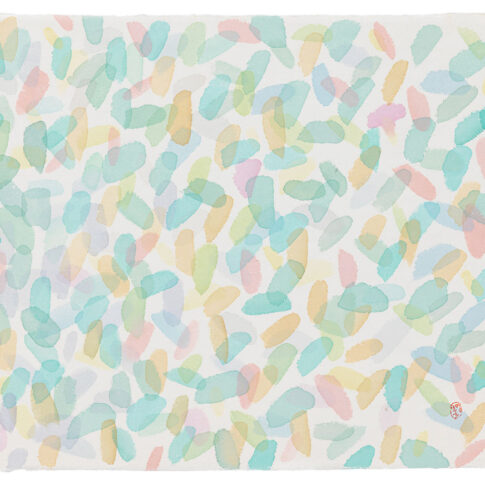 이영실, 한순간, 45.8 x 53cm, 한지에 채색, 2021