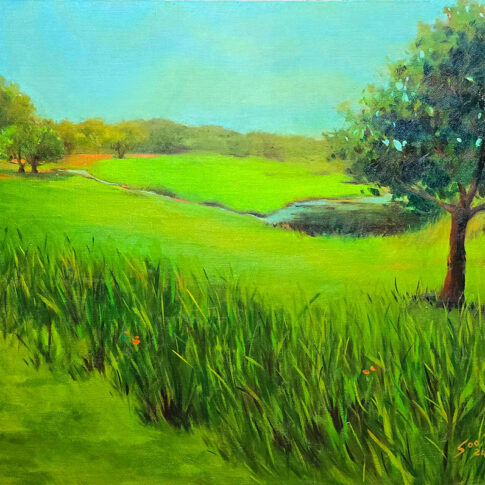 이은숙, Garden Round-Suncheon, Fairway, 90.9x72.7cm, Oil on Canvas, 2024