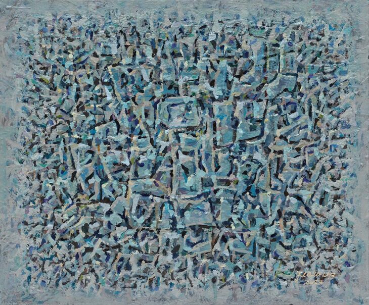 조용남, 시간을 담다, 60×72cm, mixed media on canvas, 2023