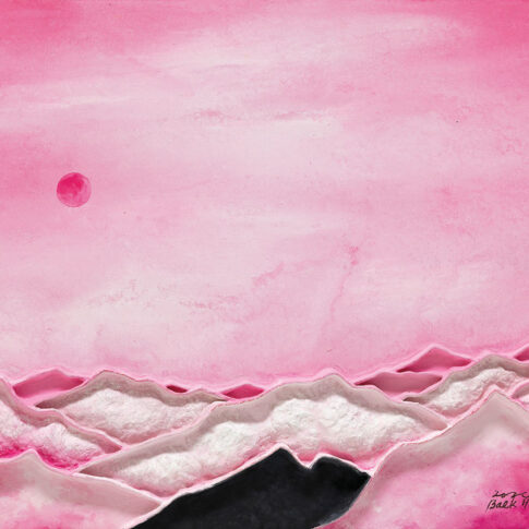 백현호, 꿈을 찿아서, 61×73cm, Korean Powder color on Hanji, 2024