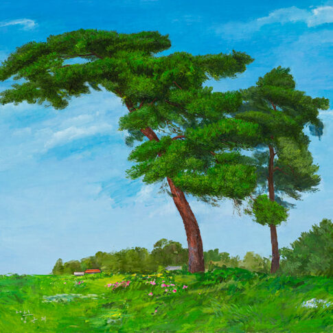 임근재, 나의노래, 91.0×116.8cm, oil on canvas, 2023