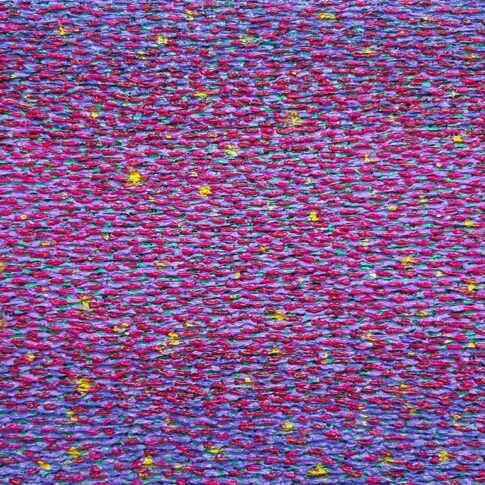 Mikyung Woo, Blossom Sea, 40.9×53.0cm, mixed media on canvas, 2024