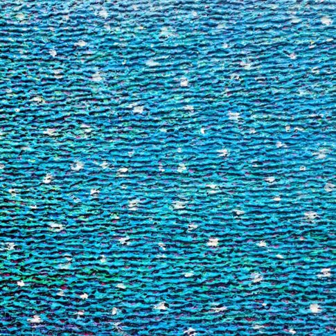 Mikyung Woo, Starry Sea, 45.5×53.0cm, mixed media on canvas, 2024