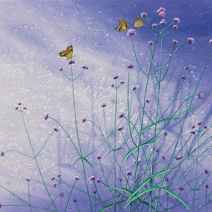 한부철, 숨, 65×90cm, acrylic, watercolor on arches, 2024