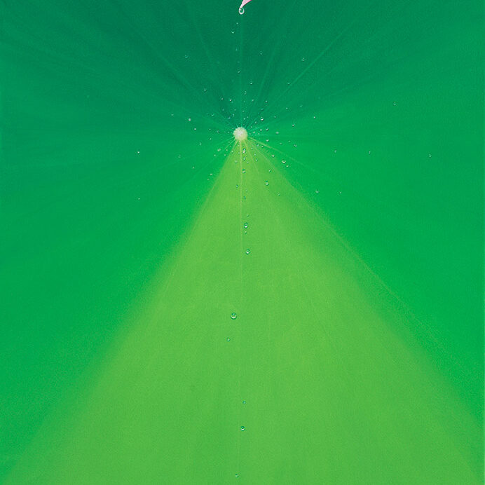 한부철, 시선, 117×80cm, acrylic, watercolor on arches, 2024