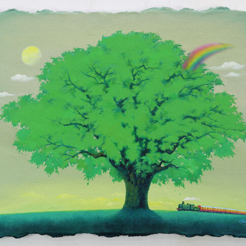 Jaeyoung Choi, Fantasy-02, 72.7×90.9cm, mixed acrylic on canvas, 2024