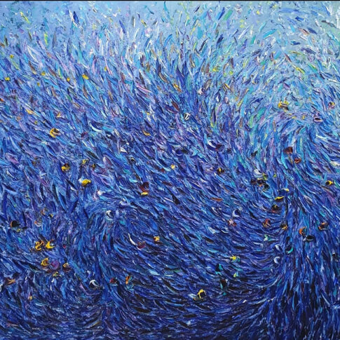 이정현, 흔들리며 피는 꽃이 어디 있으랴 2, 162.2x130.3cm, oil on canvas, 2024