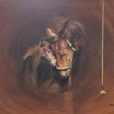 Kim Hae Yong, Tremors and Echoes, 혼합재료, 116.7x90.9cm, 2023