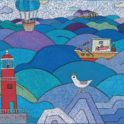 Kim Young hwa, Dream Trip, 53×45.5cm, oil on canvas, 2022