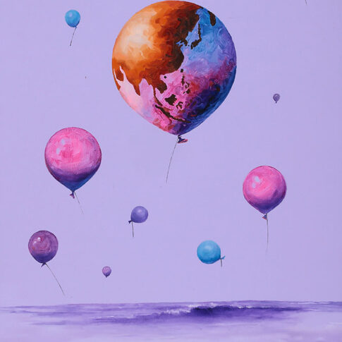 Kim Keun Young,I just want to play a little more, 60x45.5cm, oil on canvas, 2024