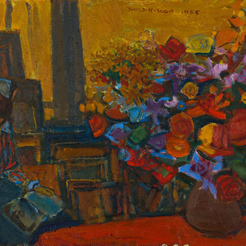 임직순, 화실(Atelier), 60.6×80.3cm, oil on canvas, 1985