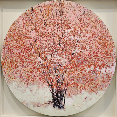 서은희, 그리움, 80x80cm, acrylic on canvas, 2022