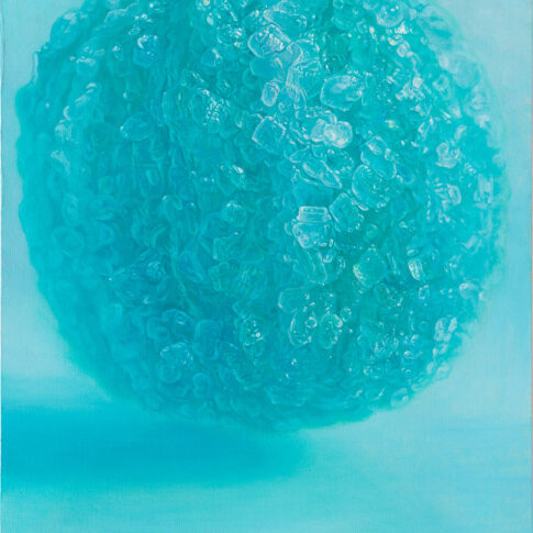 Taeyoung An, Big ball candy from grandmother, 90.9×72.7cm, oil on canvas, 2024