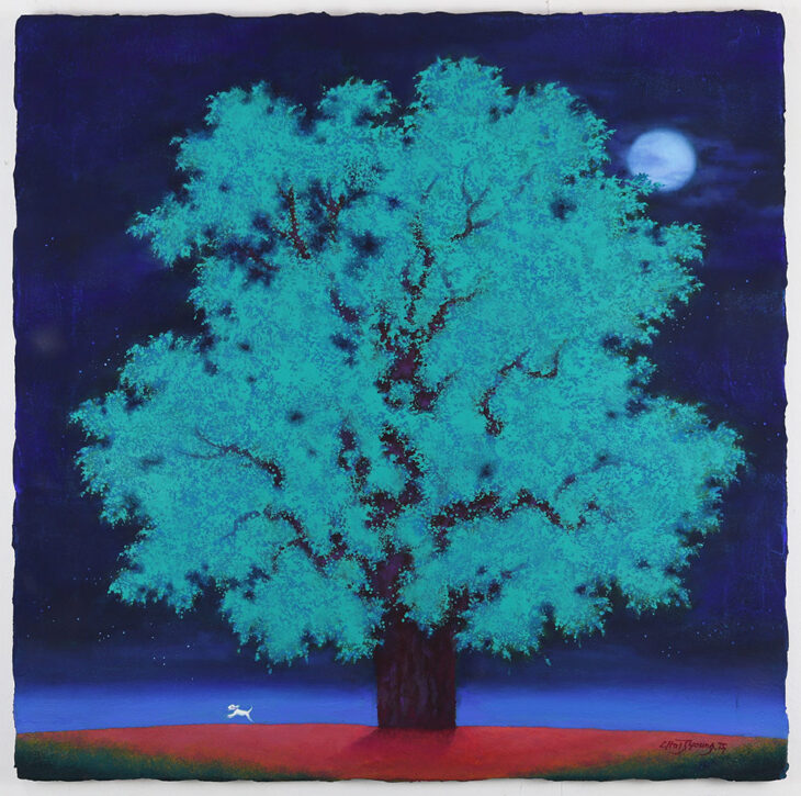 최재영, Fantasy-70, 70×70cm, mixed acrylic on canvas, 2025