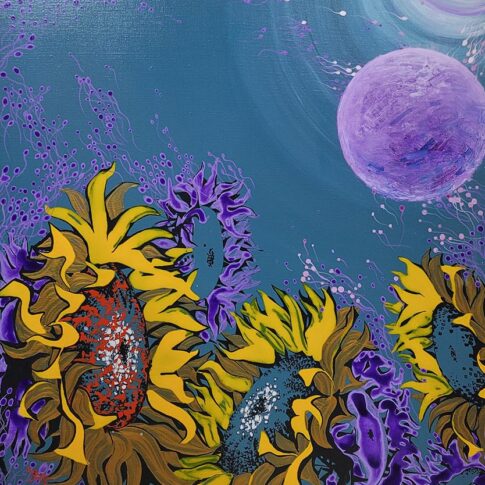 사랑합니다-희망, 72.7×60.6cm, acrylic, oil on canvas 2025