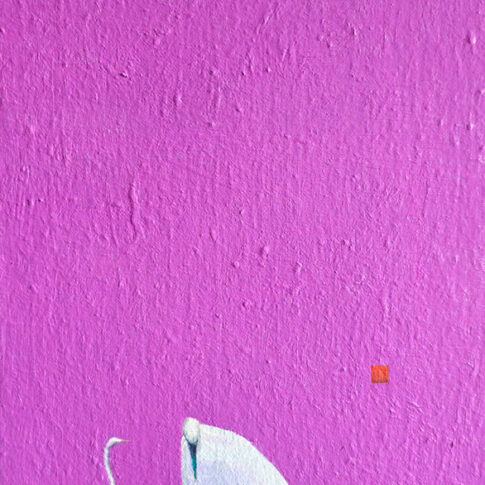 이석중, 삶-휴, 45.5×27.3cm, oil on canvas, 2025