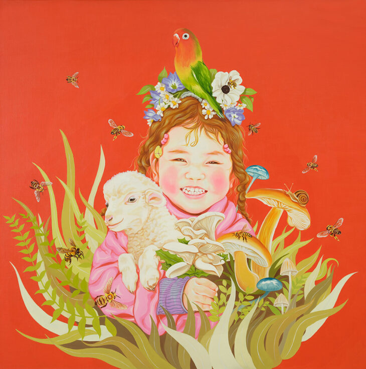 김선희, 너무도 소중한 것들, 112×112cm, oil on canvas, 2025