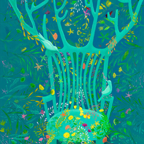 장연희, 쉼, 116.8×72.7, acrylic on canvas, 2025