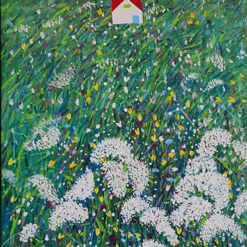 정난주, 그곳- 꽃이되어 바람되어, 91×72.5cm, acrylic on canvas, 2025