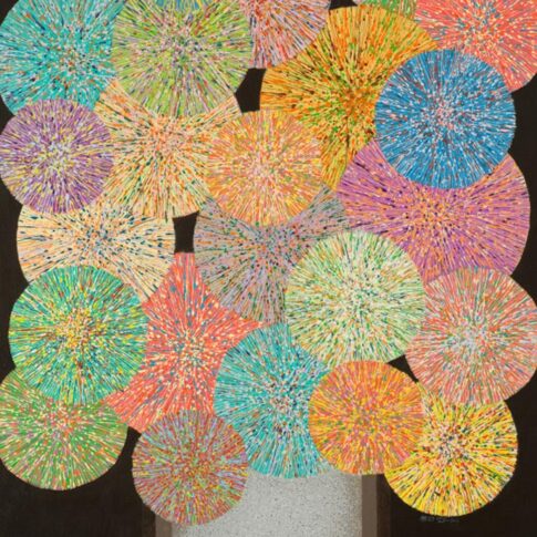 한남순, 축제, 130.3×97cm, acrylic on canvas, 2023