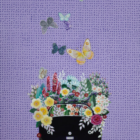 Younjoo Gwak, 행복여행, 72.7x60.6cm, acrylic on canvas, 2024