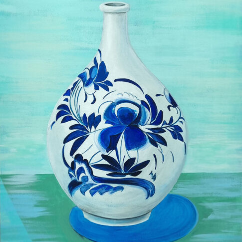 이은지, 옛것_2, 72.7x53cm, acrylic on canvas, 2025