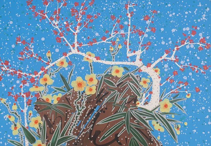 김종경, 사유목, 53×65.1cm, coloring on canvas, 2025