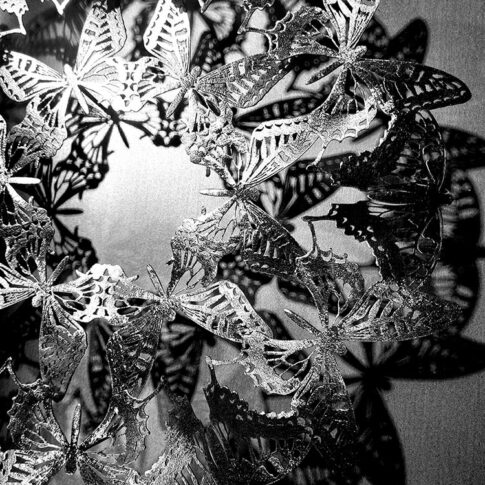 Byeongseon Lee, The Dream, 47×50×7cm, stainless steel, 2024