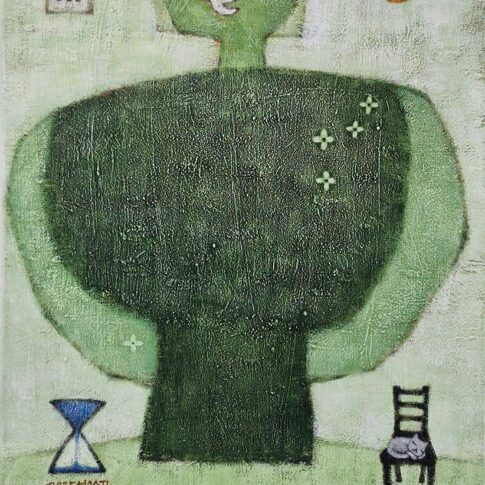 천성순, 나무의 노래, 65.1x53cm, Acrylic on canvas, 2025