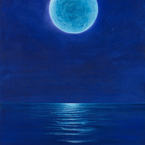 한부철, 시선, 162x97cm, Watercolor, acrylic on arches, 2024