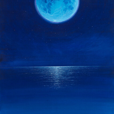 한부철, 시선, 116.7x80.3cm, Acrylic watercolor on arches, 2025