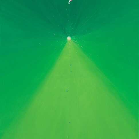 한부철, 시선, 80x116.7cm, Acrylic, watercolor on arches, 2024