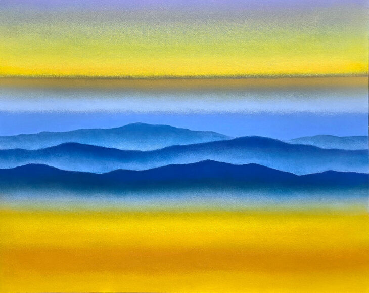 이병채, 자연-공감, 72.7×91cm, acrylic on canvas, 2025